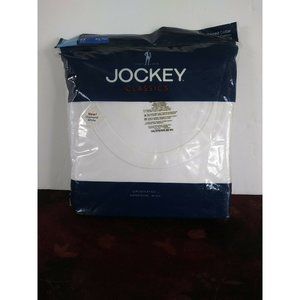 Jockey Crew Neck White T-Shirt 2 Pack. Size 5XL (62-64) Classic Big Man
